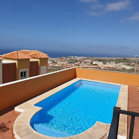 Villa Roque Del Conde With Private Pool, Terrace With Fantastic Sea Views, Wifi, Garden, Garage Adeje Exteriér fotografie