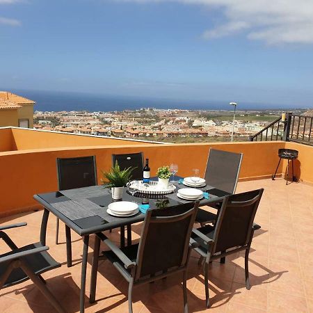Villa Roque Del Conde With Private Pool, Terrace With Fantastic Sea Views, Wifi, Garden, Garage Adeje Exteriér fotografie