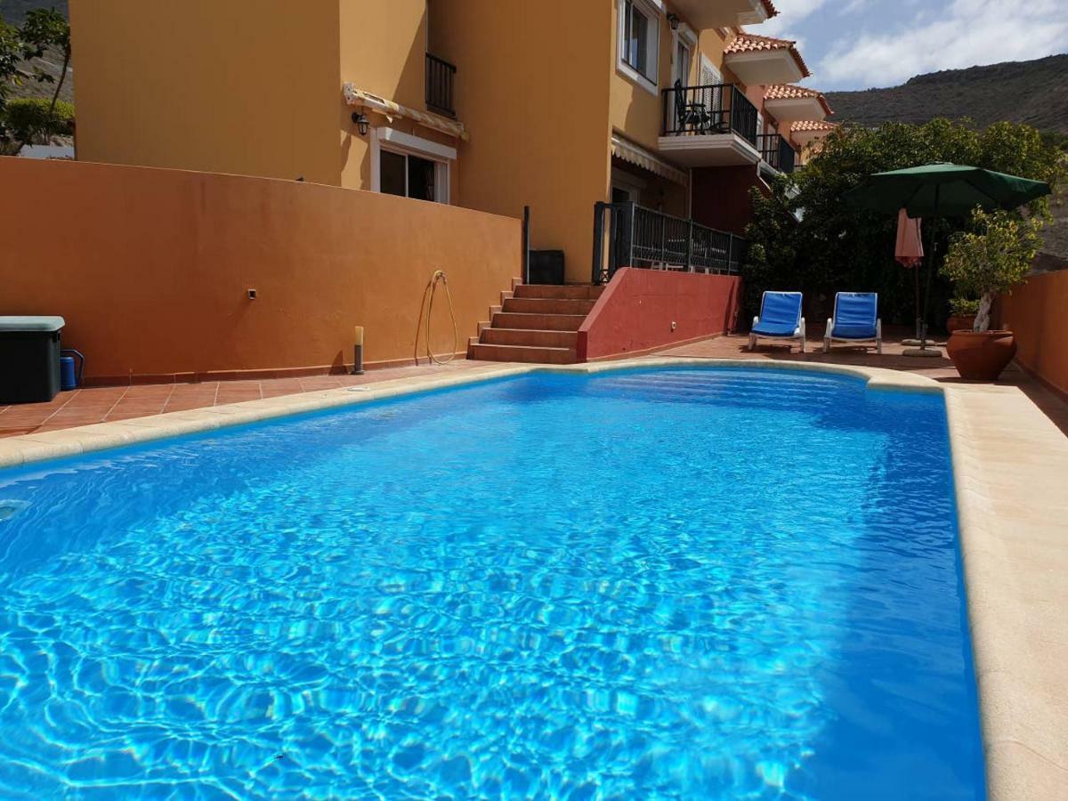 Villa Roque Del Conde With Private Pool, Terrace With Fantastic Sea Views, Wifi, Garden, Garage Adeje Exteriér fotografie