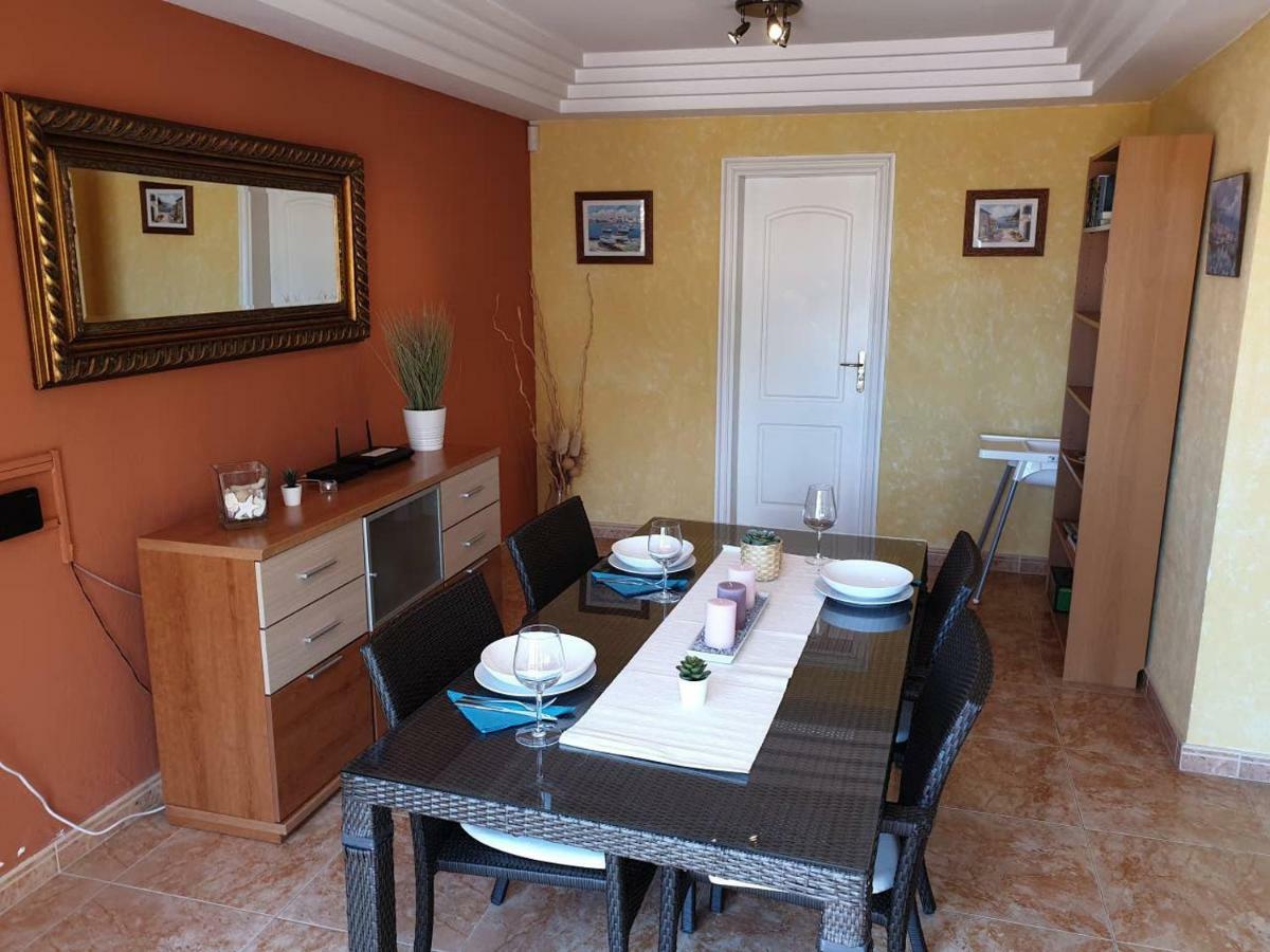 Villa Roque Del Conde With Private Pool, Terrace With Fantastic Sea Views, Wifi, Garden, Garage Adeje Exteriér fotografie