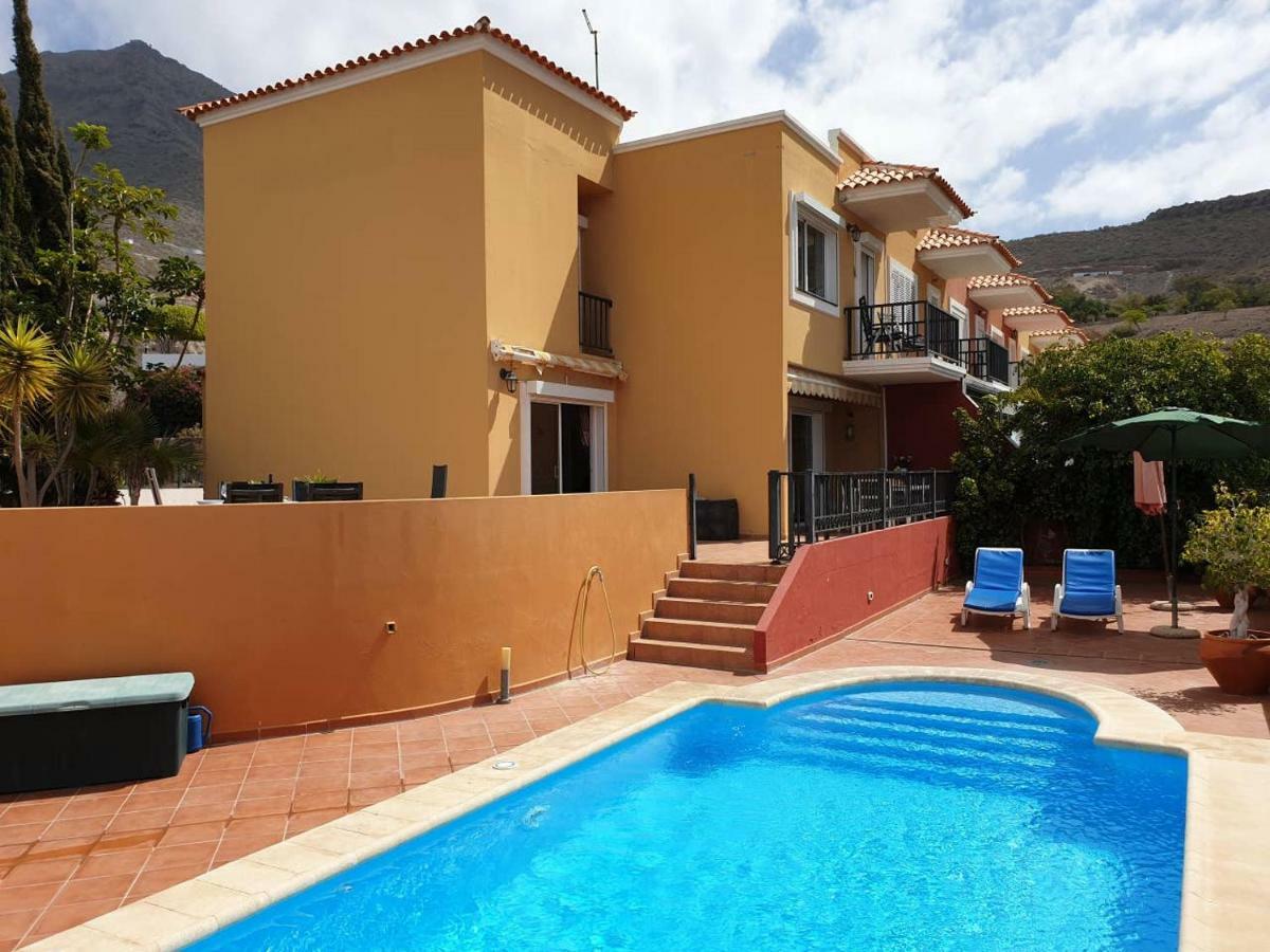 Villa Roque Del Conde With Private Pool, Terrace With Fantastic Sea Views, Wifi, Garden, Garage Adeje Exteriér fotografie